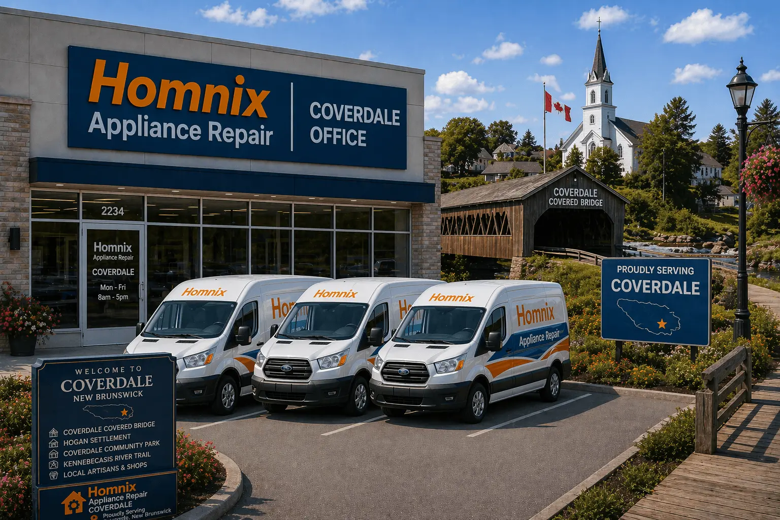 Appliance Repair in Coverdale NB | Homnix 24/7 Fast Service Appliance Repair in Coverdale office