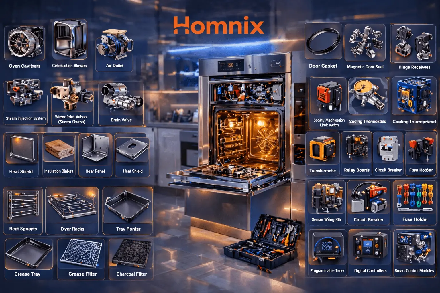 Baking Oven Repair in Moncton | Homnix Trusted 24/7 Service Baking Oven Repair parts