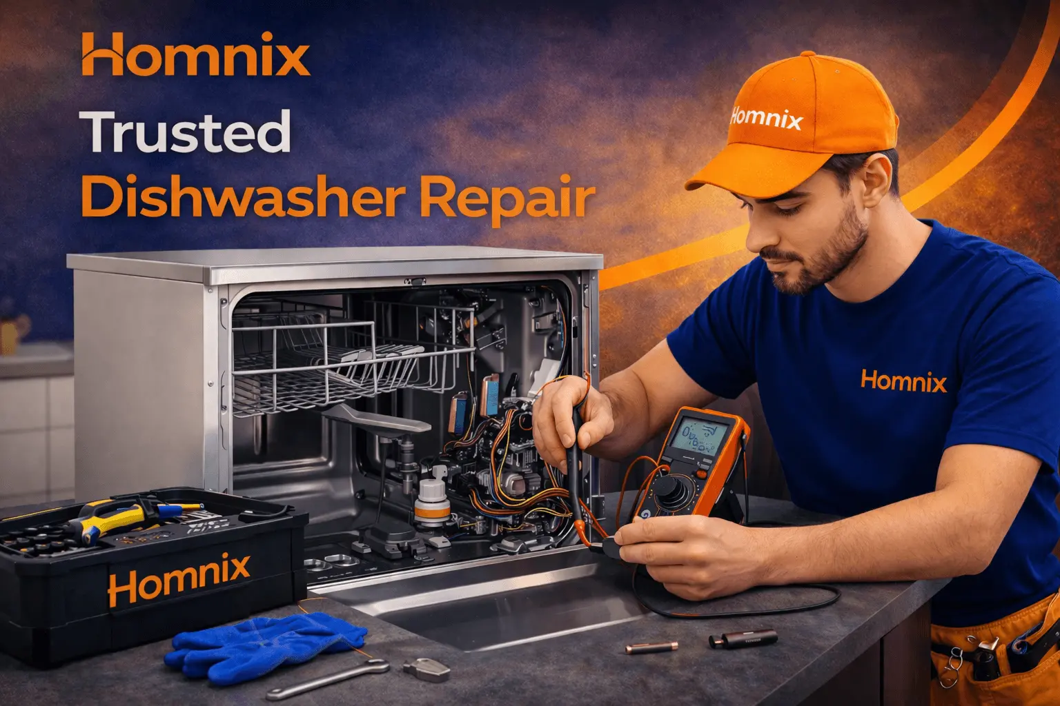 Best Dishwasher Repair in Moncton | Homnix Trusted Service Dishwasher repair service in action