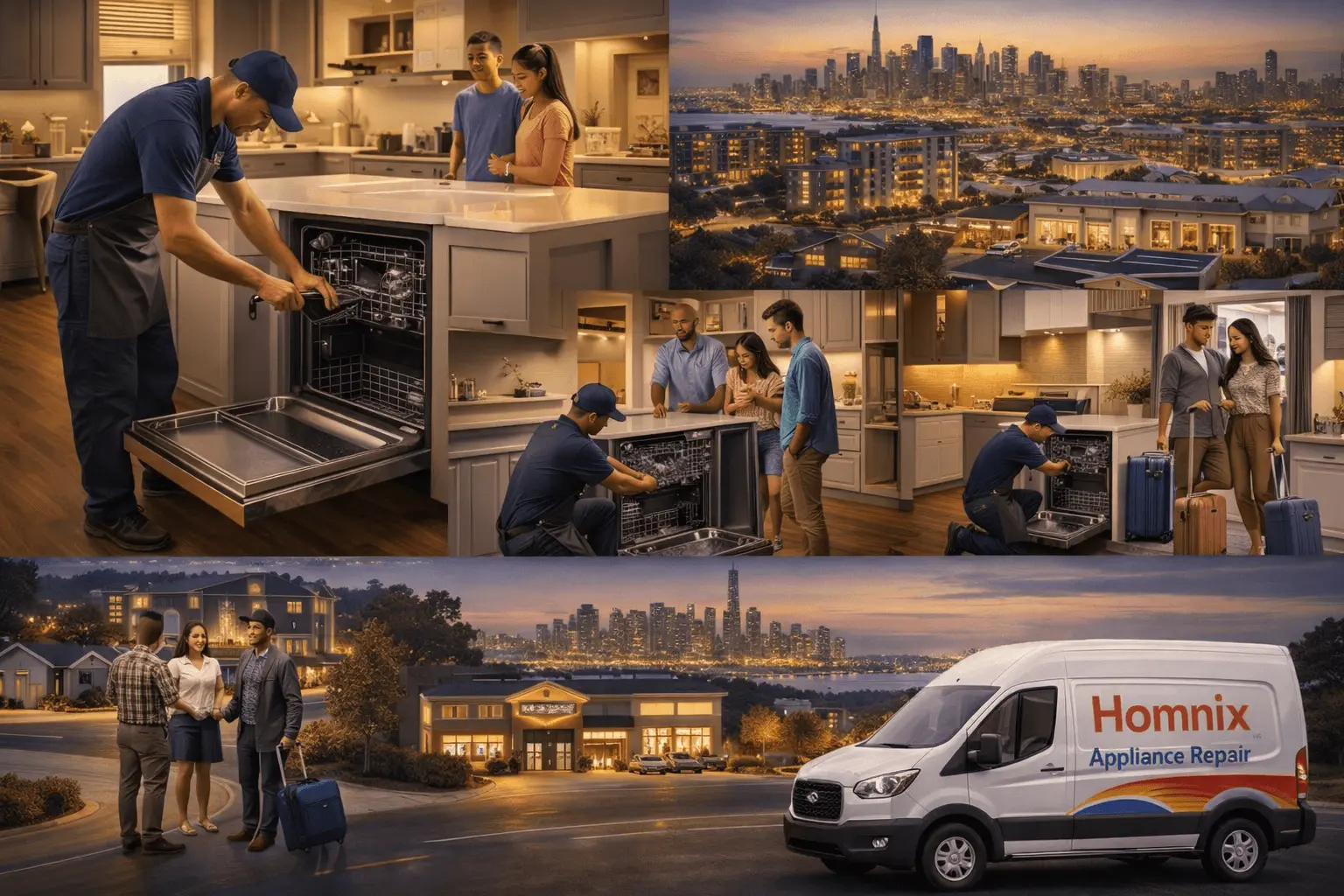 Best Dishwasher Repair in Moncton | Homnix Trusted Service Homnix appliance repair at work
