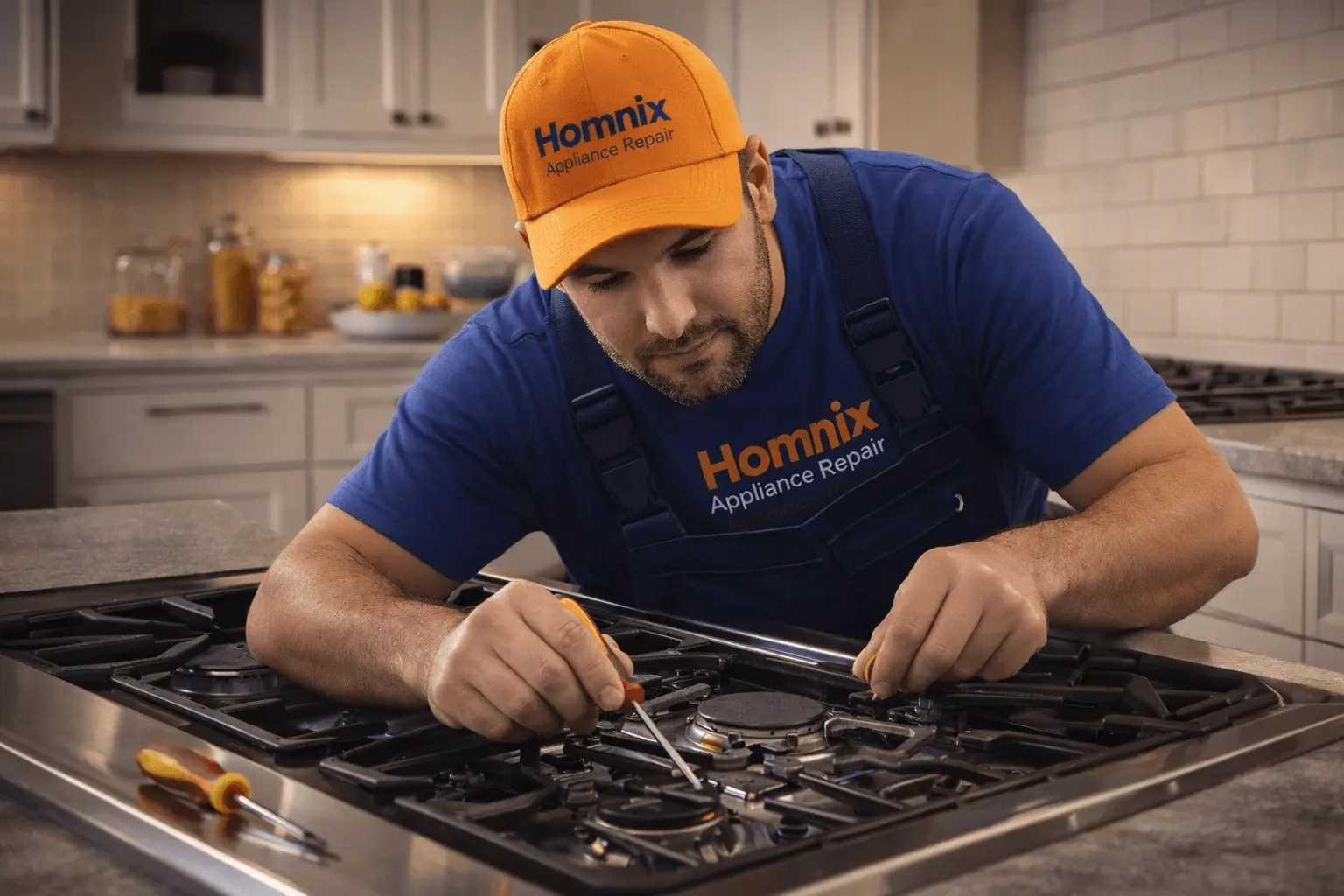 Trusted Stove Repair in Moncton | Homnix Fast 24/7 Service Homnix technician stove repair