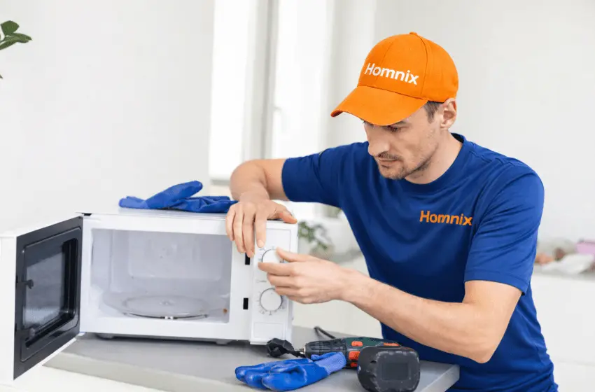 Microwave Oven Repair in Moncton | Homnix Fast & Reliable Microwave Oven Repair Service homnix worker