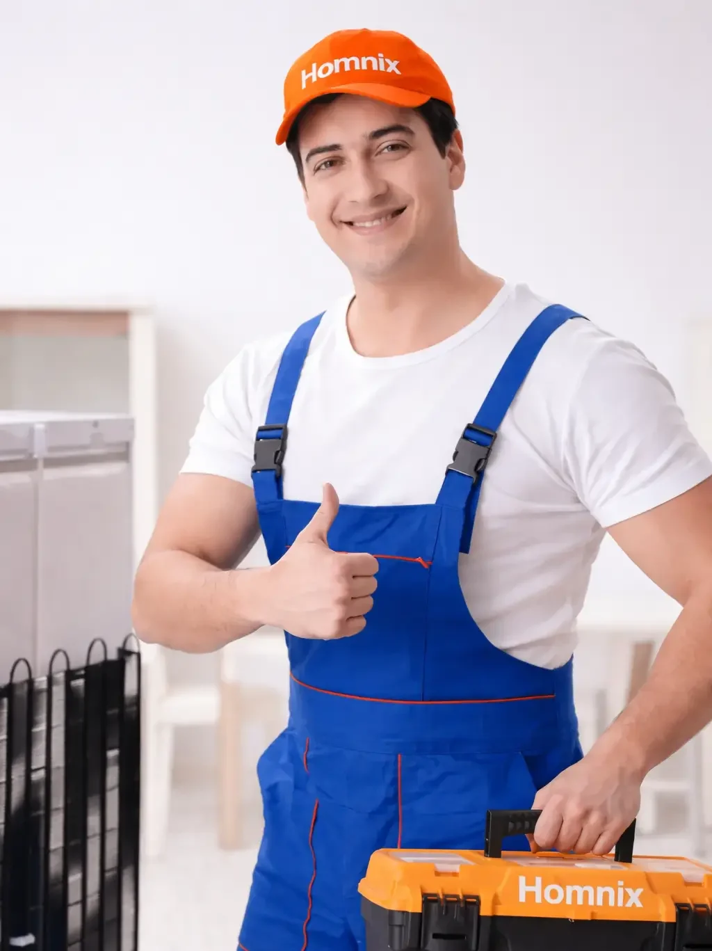 homnix appliance repair worker in moncton Smiling technician with professional tools e1776680245463