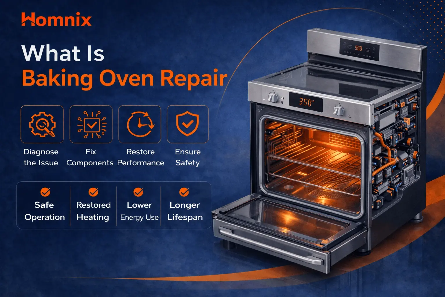 Baking Oven Repair in Moncton | Homnix Trusted 24/7 Service what is Baking Oven Repair Service